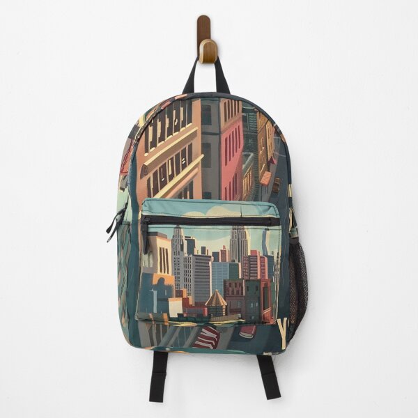 Item preview, Retro NewYork Illustration designed and sold by nomiraclehere.