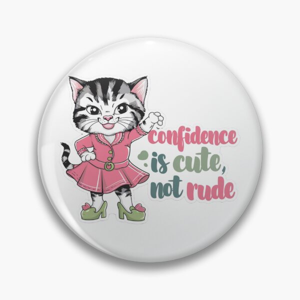 Item preview, Confidence Is Cute Not Rude designed and sold by Krieghorn.