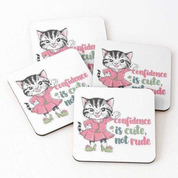 Item preview, Confidence Is Cute Not Rude designed and sold by Krieghorn.