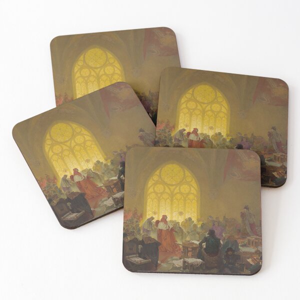 Item preview, The Slav Epic, cycle No.13 The Hussite King Jiří of Poděbrady 1923., by Alphonse Mucha. HIGH DEFINITION designed and sold by MINDTHECHERRY.