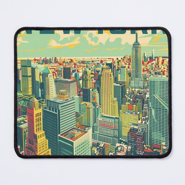 Item preview, Retro NewYork Illustration designed and sold by nomiraclehere.