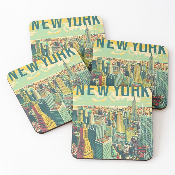 Item preview, Retro NewYork Illustration designed and sold by nomiraclehere.
