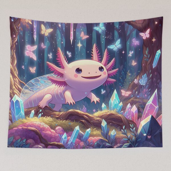 Aperçu de l'œuvre Art Axolotl #85 | Amoureux d’Axolotl créée et vendue par ksgraphics222.