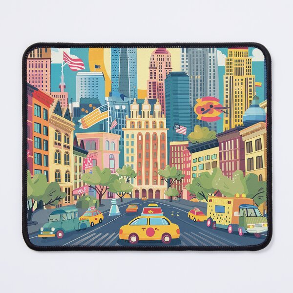 Item preview, Retro NewYork Illustration designed and sold by nomiraclehere.