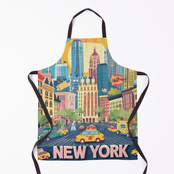 Item preview, Retro NewYork Illustration designed and sold by nomiraclehere.