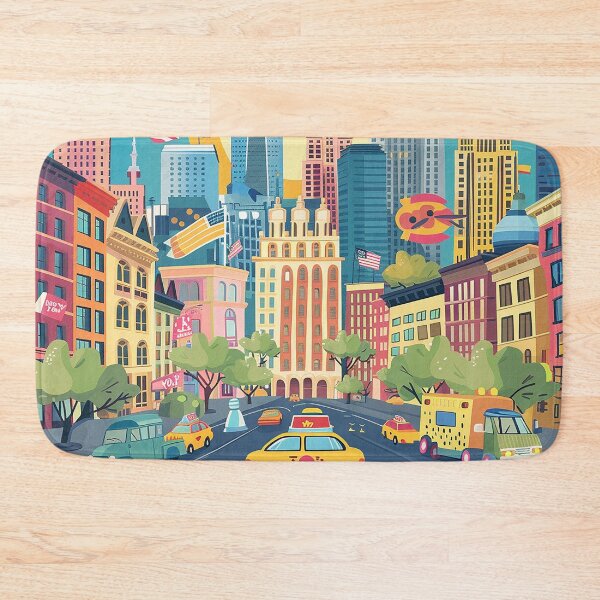 Item preview, Retro NewYork Illustration designed and sold by nomiraclehere.