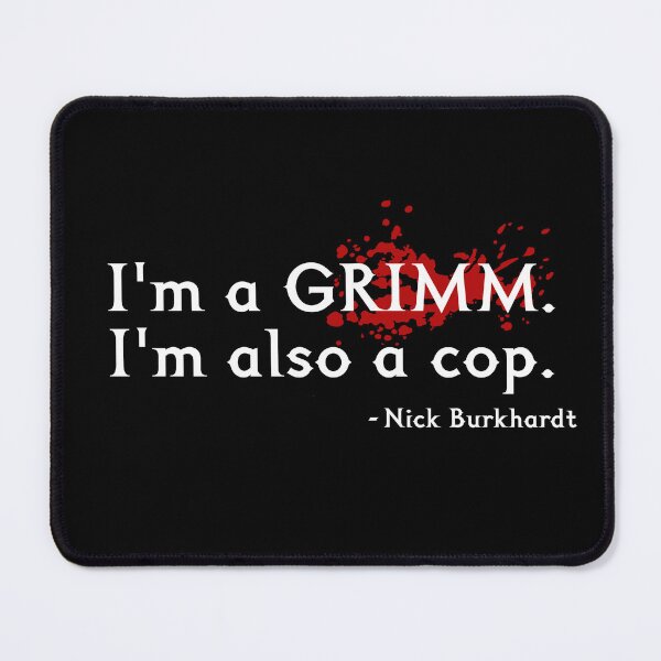 Item preview, I'm a Grimm. I'm also a cop. designed and sold by AllieConfyArt.