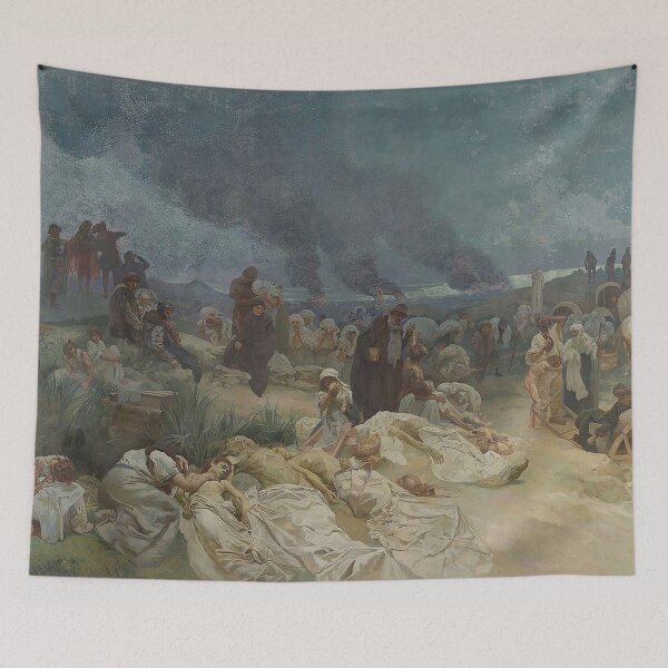 Item preview, The Slav Epic, cycle No.12 Petr Chelčický at Vodňany, by Alphonse Mucha. HIGH DEFINITION designed and sold by MINDTHECHERRY.