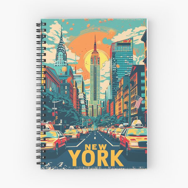 Item preview, Retro NewYork Illustration designed and sold by nomiraclehere.