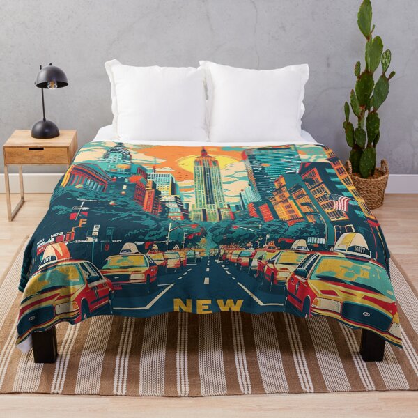 Item preview, Retro NewYork Illustration designed and sold by nomiraclehere.
