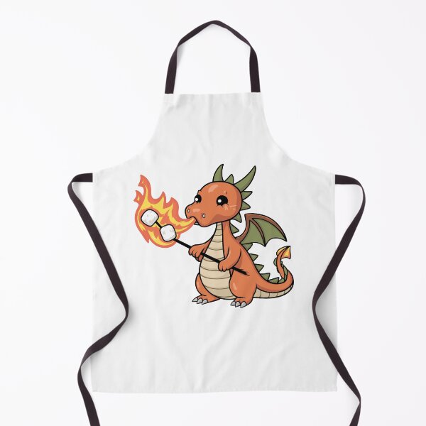 Item preview, Dragon with marshmallows on a stick designed and sold by MaateoDesign.
