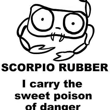 Artwork thumbnail, SCORPIO RUBBER by RubberWorld