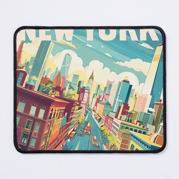 Item preview, Retro NewYork Illustration designed and sold by nomiraclehere.