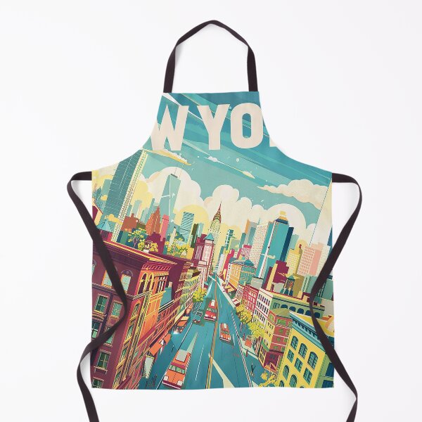 Item preview, Retro NewYork Illustration designed and sold by nomiraclehere.