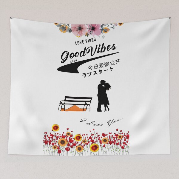 Item preview, Lovevibes Goodvibes Bond Of Love Live For Love Couple Pic designed and sold by sportsimpact.