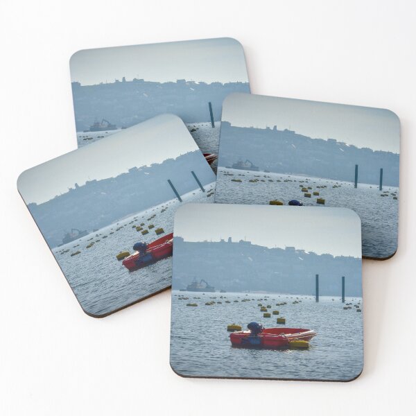 Item preview, Quiet Winter Harbour in Fishing Village designed and sold by princeofjaffa.
