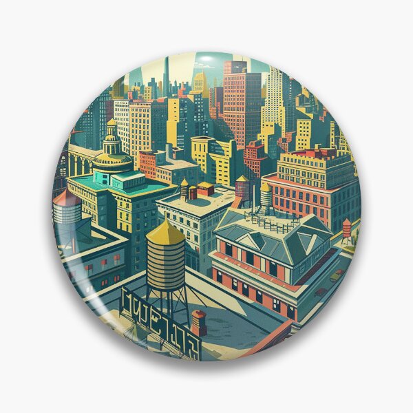 Item preview, Retro NewYork Illustration designed and sold by nomiraclehere.