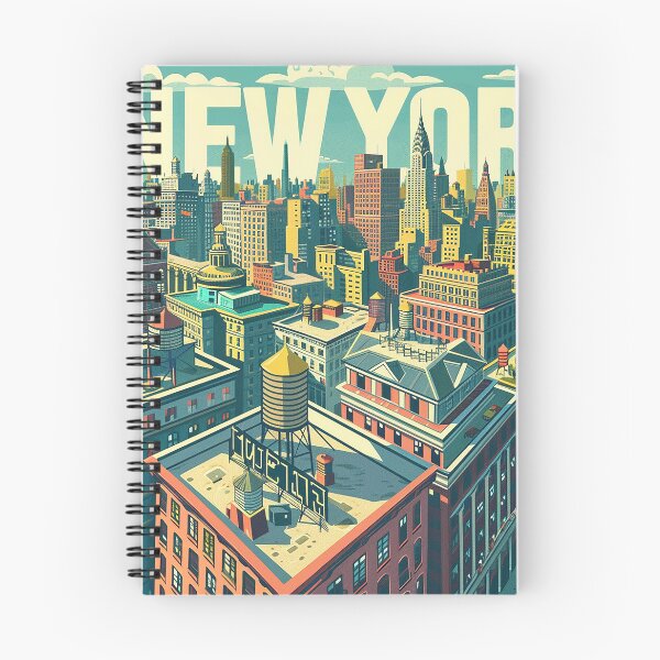 Item preview, Retro NewYork Illustration designed and sold by nomiraclehere.