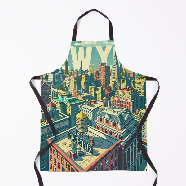 Item preview, Retro NewYork Illustration designed and sold by nomiraclehere.