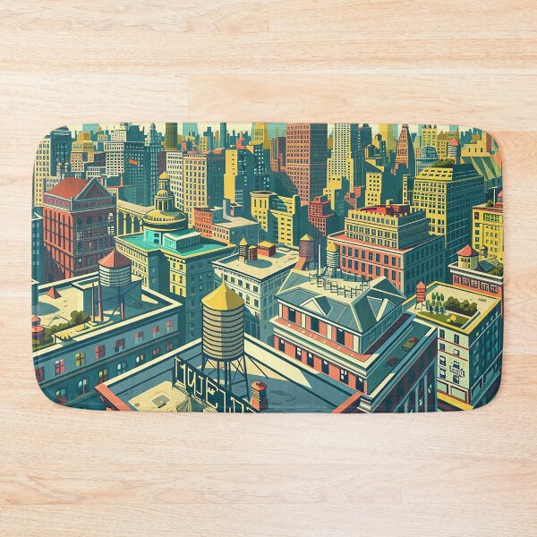 Item preview, Retro NewYork Illustration designed and sold by nomiraclehere.