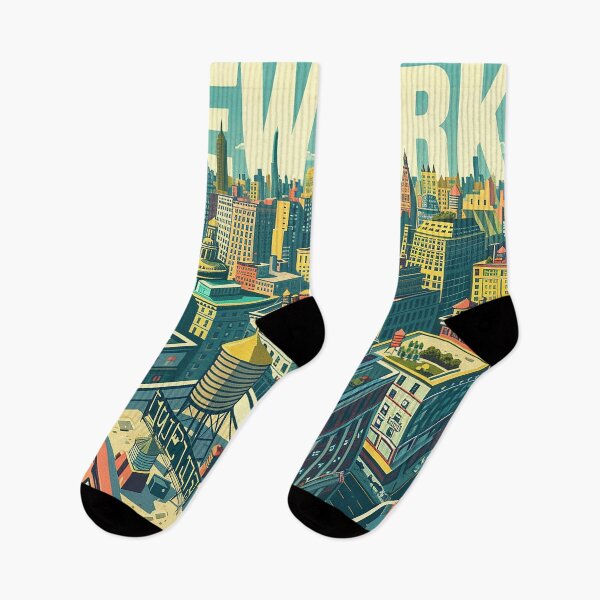 Item preview, Retro NewYork Illustration designed and sold by nomiraclehere.
