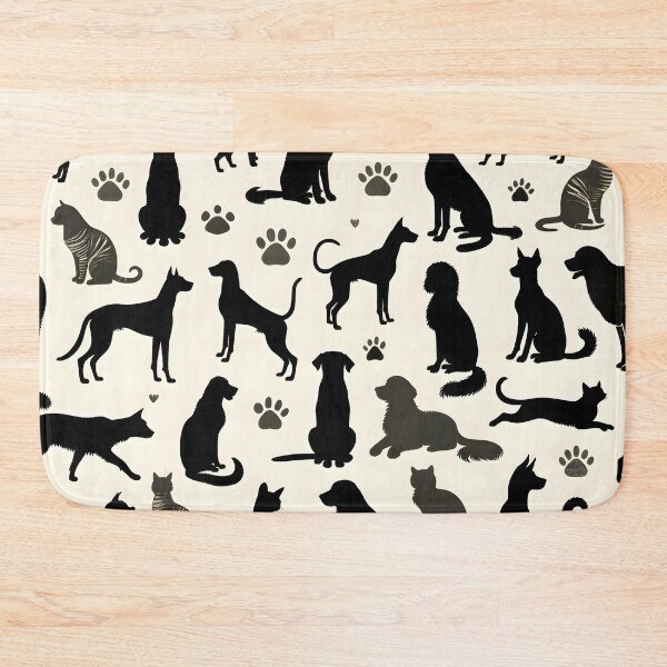 Item preview, Cats and Dogs Pattern designed and sold by ParenthoodPuns.