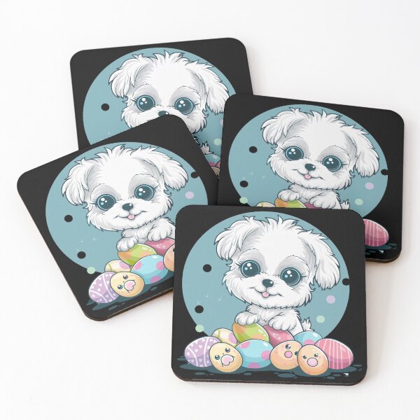Item preview, Maltipoo with an Easter eggs designed and sold by DreamVibeShirt.