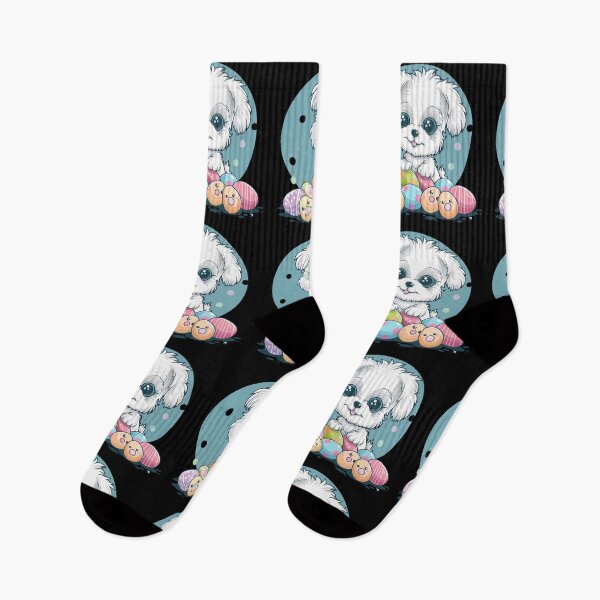 Item preview, Maltipoo with an Easter eggs designed and sold by DreamVibeShirt.