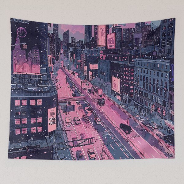 Item preview, Retro NewYork Illustration designed and sold by nomiraclehere.