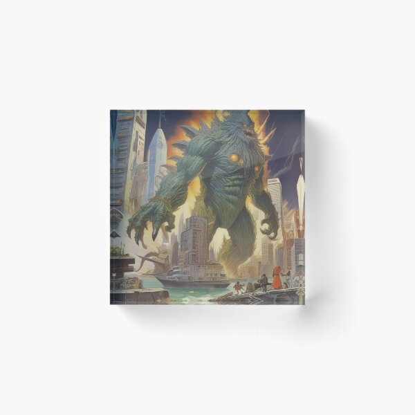 Item preview, Kaiju Attack designed and sold by HeavyMetalGoods.