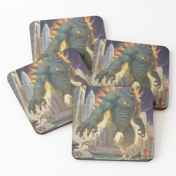 Item preview, Kaiju Attack designed and sold by HeavyMetalGoods.
