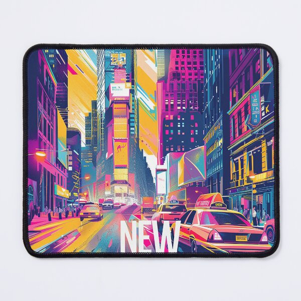 Item preview, Retro NewYork Illustration designed and sold by nomiraclehere.