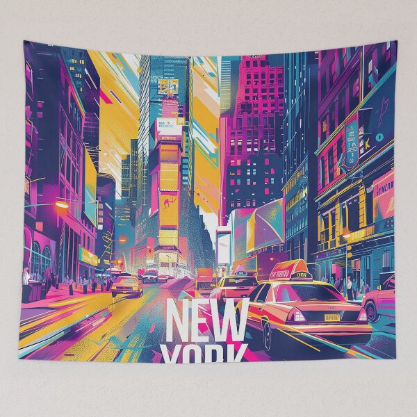 Item preview, Retro NewYork Illustration designed and sold by nomiraclehere.
