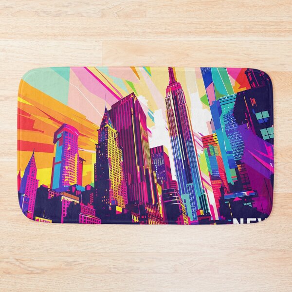 Item preview, Retro NewYork Illustration designed and sold by nomiraclehere.