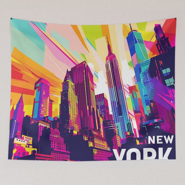 Item preview, Retro NewYork Illustration designed and sold by nomiraclehere.