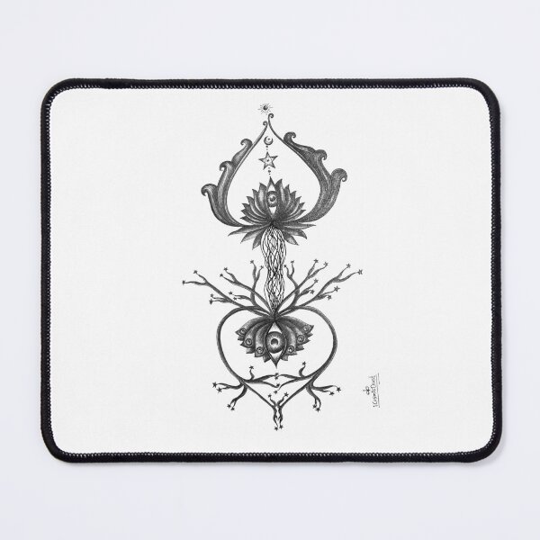 Item preview, Soulmates blooming in opposite ways designed and sold by iCosmicDust.