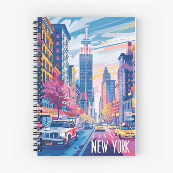Item preview, Retro NewYork Illustration designed and sold by nomiraclehere.