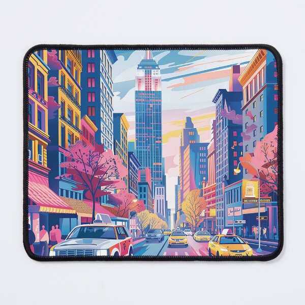 Item preview, Retro NewYork Illustration designed and sold by nomiraclehere.
