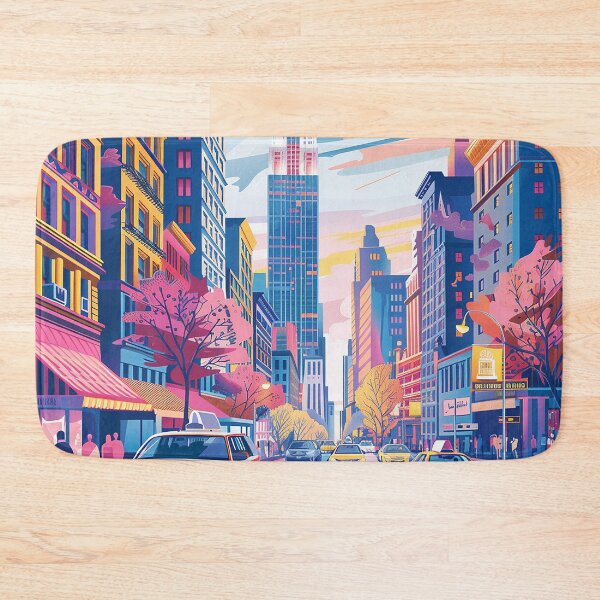 Item preview, Retro NewYork Illustration designed and sold by nomiraclehere.