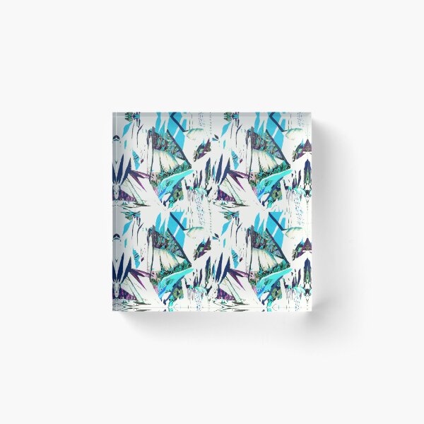 Item preview, Erratic Foliage in Blue designed and sold by Madeline Tretton.