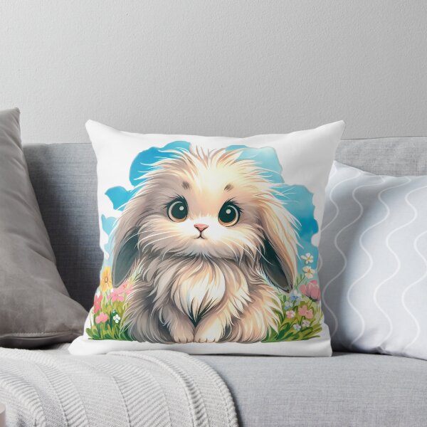 Item preview, Cute Easter Bunny Floral Bunny Rabbit designed and sold by SideKickCreates.
