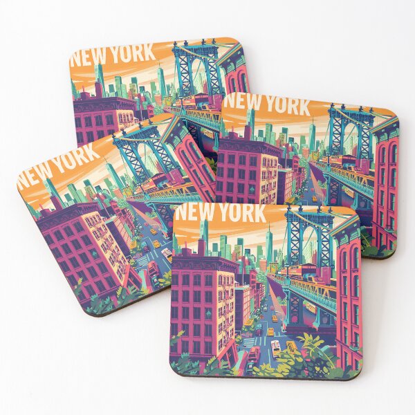 Item preview, Retro NewYork Illustration designed and sold by nomiraclehere.