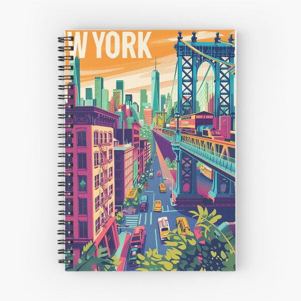 Item preview, Retro NewYork Illustration designed and sold by nomiraclehere.