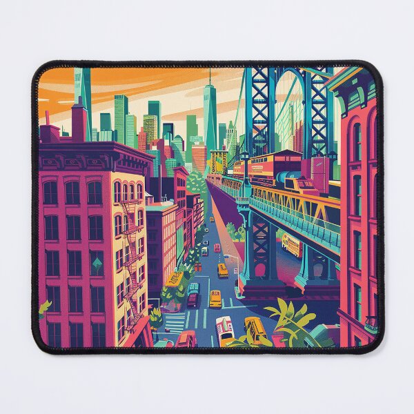 Item preview, Retro NewYork Illustration designed and sold by nomiraclehere.