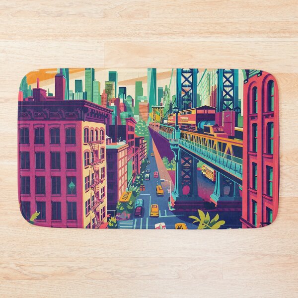 Item preview, Retro NewYork Illustration designed and sold by nomiraclehere.