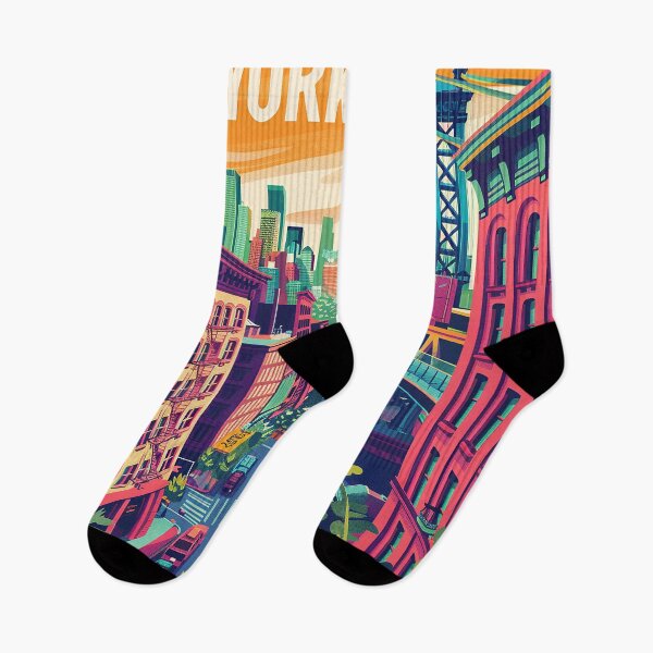 Item preview, Retro NewYork Illustration designed and sold by nomiraclehere.