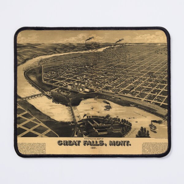Item preview, Great Falls, Montana (1891) designed and sold by allhistory.