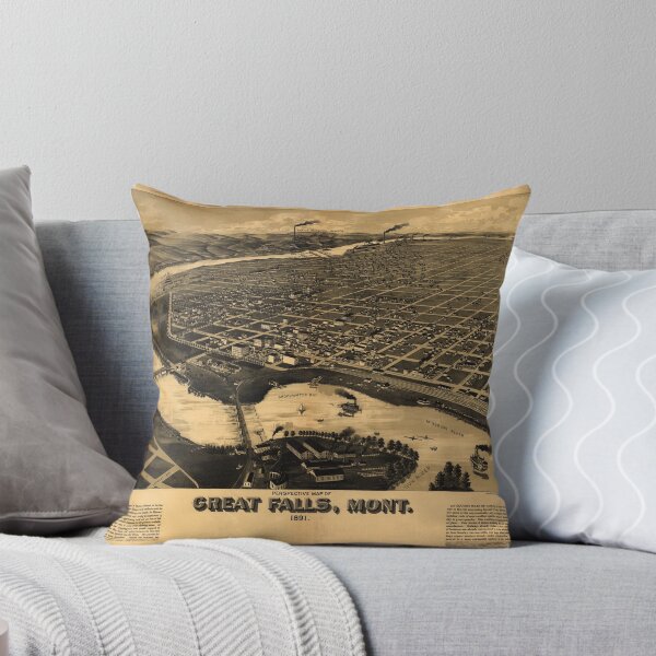 Item preview, Great Falls, Montana (1891) designed and sold by allhistory.