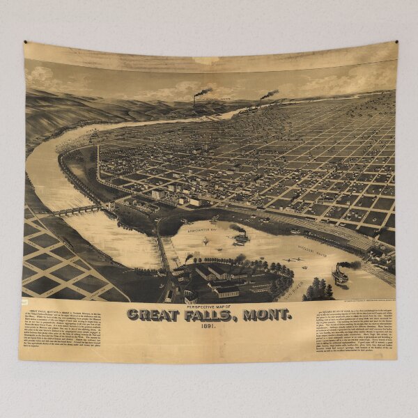 Item preview, Great Falls, Montana (1891) designed and sold by allhistory.