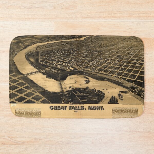 Item preview, Great Falls, Montana (1891) designed and sold by allhistory.